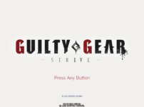 GUILTY GEAR -STRIVE- クローズドβのタイトル画面