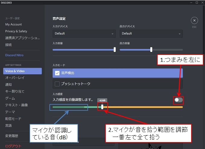 ディス コード 録音